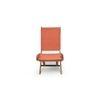 Natwest Sheesham Wood Relaxing Maachi Chair in Orange Canning