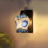 Devansh Solid Wood Electric Wall Light in Brown Colour with Multi Shade Count of 1 Light
