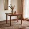 Dane Solid Wood 4 Seater Dining Table In Honey Finish