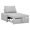 Scandinavian Monte Sofa Bed in Warm Grey Finish Pet Friendly