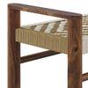 Fijara Solid Wood 2 Seater Bench In Teak Finish
