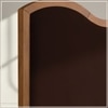 Solara Wave Luxe King Size Bed in velvet With Oak wood Frame & Hydraulic Storage