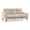 Ronan 3 Seater Fabric Sofa In Beige Colour