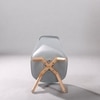 Kepler Brooks Valente Cafeteria Dining Chair in Grey Colour