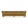 Winchester Essential 4 Seater Fabric Sofa In Ochre