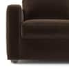 Apollo High Back 3 Seater Fabric Sofa in Dark Earth Colour