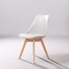 Kepler Brooks Valente Cafeteria Dining Chair in White Colour