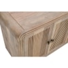 Craig Solid Mango Wood Sideboard with 4 Door in Natual Finish