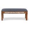 Oakmont Sheesham Wood Accent 6 Seater Dining Table Set