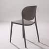 Kepler Brooks Serena Cafeteria Dining Chair in Grey Colour
