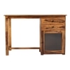Rope Sheesham Wood  Study Table in Teak Finish