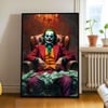 The Castle Decor Dark Villain Portrait Wall Art Framed Painting 20x30 Inch