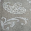 Lior Beige Floral 400 TC Cotton Flat Queen Size Bedsheet with 2 Pillow Covers – Threads