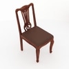 Nasir Solid Wood Dining Chair in Honey Finish - Set of 2