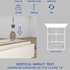 Mudra Engineered Wood Queen  Size Bed With Hydraulic Storage (Melamine Finish, White Colour)