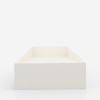 Ramp Up Single Bed in White and Space Theme