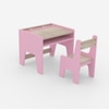 Topolino Toddler Activity Table & Chair in Pink