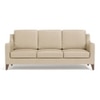 Abbey 3 Seater Fabric Sofa In Pearl Colour