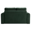 Alfon 2 Seater Velvet Pull Out Sofa Cum Bed with Storage In Green