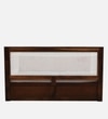 Dijon Sheesham Wood Queen Size Bed in Provincial Teak Finish With Box Storage 60x78 inches