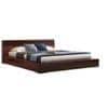 Duetto Solid Wood King Size Bed In Two Tone Finish