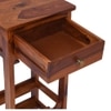 Lager Solid Wood Bar Rack With One Drawer