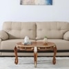 Zeevo Solid Wood Coffee Table In Teak Finish