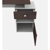 Amigo Study Table Frosty White Choco Walnut