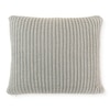 Henry Blue Grey Cotton Knitted Cushion Cover 18X18 Inches