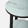 Klear Metal Side Table in Black Colour