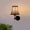 Devansh Gold Wall Mounted Lamp With Beige Jute Shade