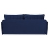 Sarena 3 Seater Pull Out Sofa cum Bed  in Navy Blue Colour