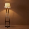 Salita Beige Jute Floor Lamp with Beige Jute Base