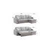 Asher Pull Out Sofa cum Bed in Cream Colour