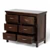 Elder Sheesham Wood Contemporary Chest of Drawers in Provisional Teak Finish