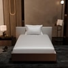 Stoa Paris 300TC UltrSatin Single Bedsheet Set Satin Single Vanilla White