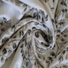 Liv White & Green Floral Cotton Comforter Double Bed 300 Gsm