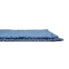 Theodora Blue Solid Natural Fiber 23x15 inches Anti-Skid Bath Mat