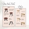 Fusion Forte: Contemporary Wood and Metal Side table