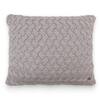 Criss Cross Smokey Grey Decorative Cushion Cover 18 x 18 Inches