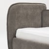 Cloud Engineered Wood King  Size Bed Without Storage (Grey Colour)