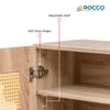 Exotica Shoe Cabinet for 24 Pairs – Large Capacity Wooden Shoe Storage Cabinet