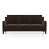 Abbey 3 Seater Fabric Sofa in Dark Earth Colour