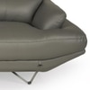 Orlando 2 Seater Leatherette Sole in Slate Grey Colour