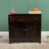 D'Dass Big Dark Sheesham and Mdf Wooden Temple For Pooja With Cabinet