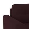 Verona Premium 1 Seater Fabric Sofa in Deep Plum Velvet Colour