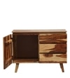Yukioidi Sheesham Wood Sideboard In Rustic Teak Finish