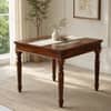 Rangrez Sheesham Wood 4 Seater Dining Table in Honey Oak Finish