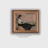 Artistry Black Brown Book Reading Printed Framed Canvas Canvas Wall Prints Set of 1 Multicolor Matte