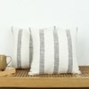 Block Set Of 2 Cushion Cover With Grey Colour